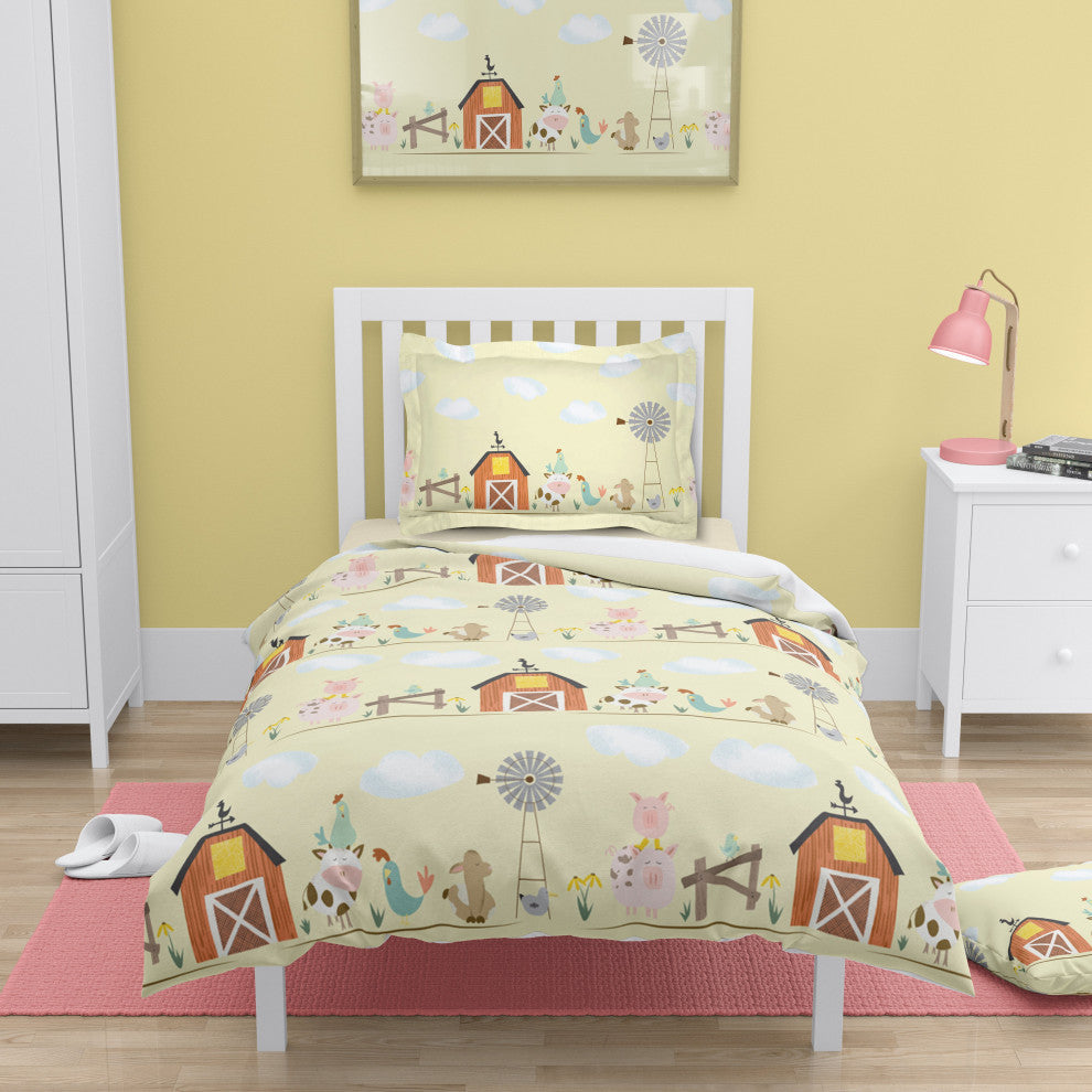 Farm Yard Gathering Comforter