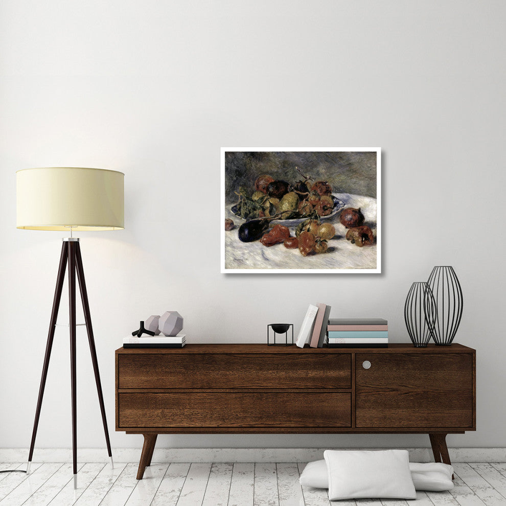"Mediterranean Fruits" Digital Paper Print by Pierre-Auguste Renoir, 38"x30"