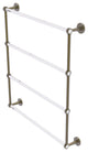 Clearview 4 Tier Ladder Towel Bar, Antique Brass, 30"