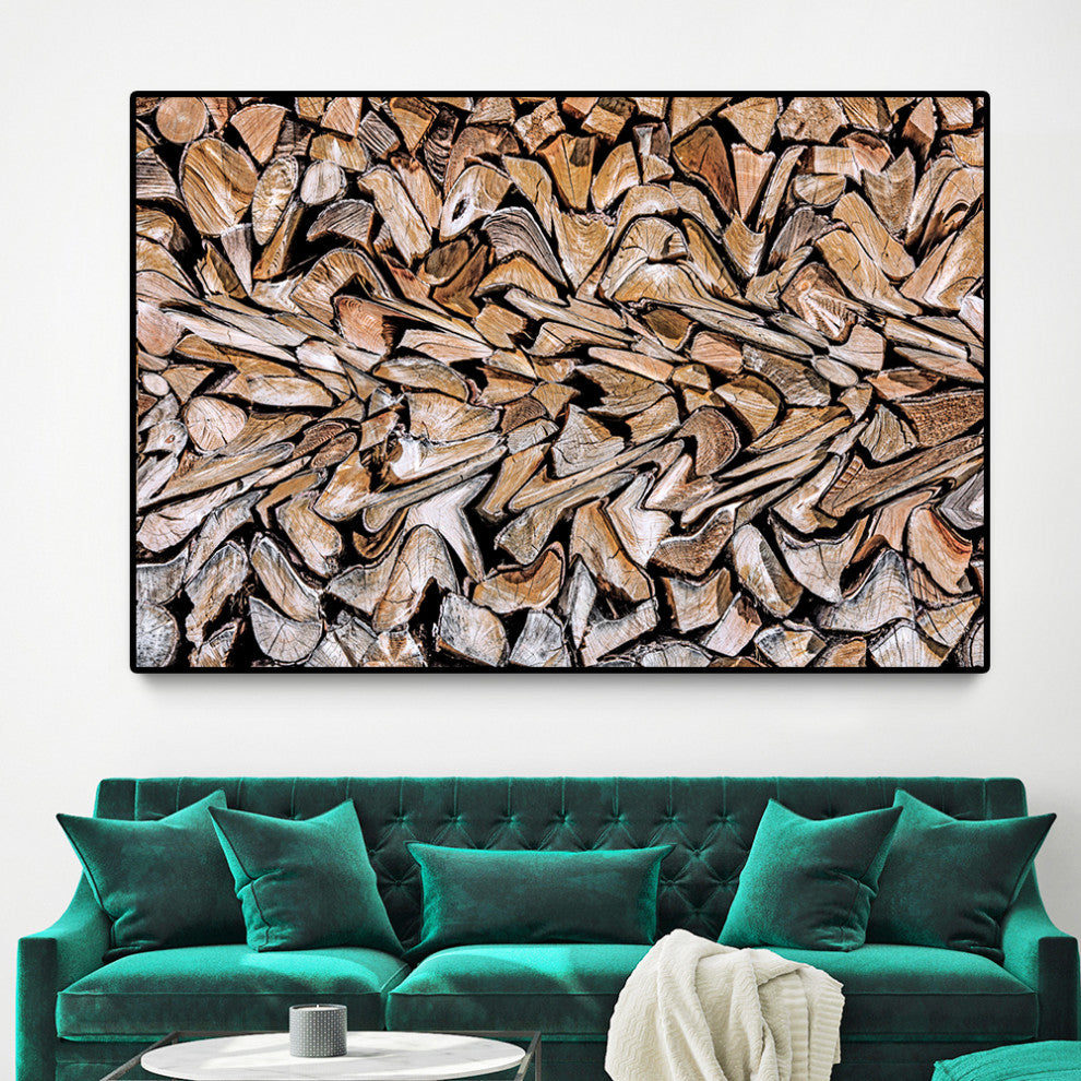 "Pearson - Against The Grain" Oversized Framed Canvas, 40" x 60"
