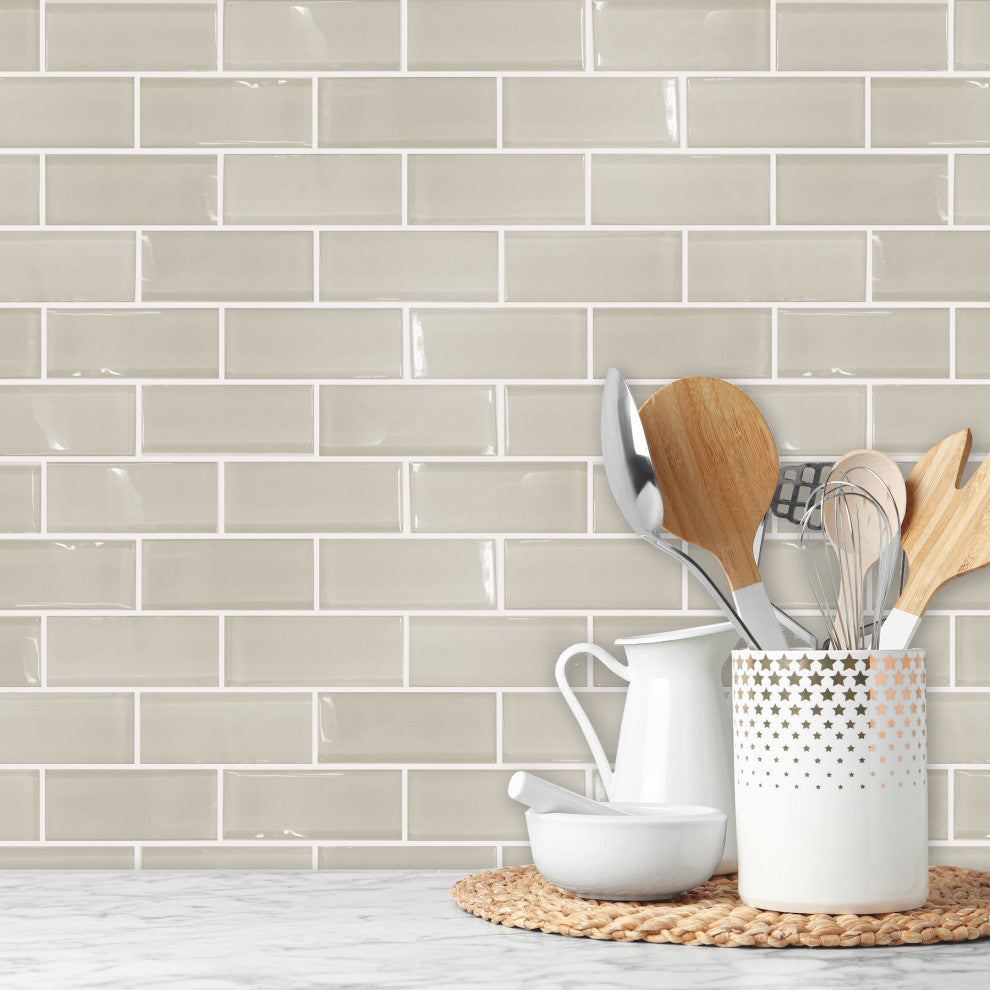 Taupe Seaglass Sticktile