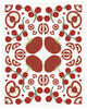 "Retro Tomato Otomi" Digital Paper Print by Elyse DeNeige, 18"x22"