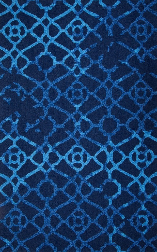 Heritage Rug, Blue, 5'x8'