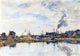 Eugene-Louis Boudin La Retenue a Trouville, 18"x27" Gallery Wrapped Canvas