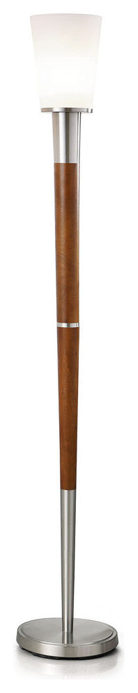 Manhattan 73" Wood Torchiere Floor Lamp