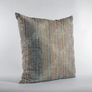 Plutus Multi-Color Diamond Abstract Luxury Throw Pillow, 16"x16"