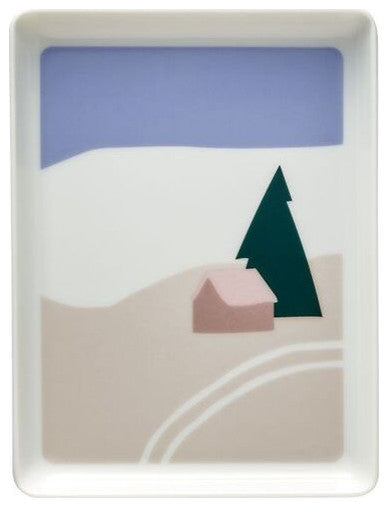 Degrenne Destination Mer Gift Box Of 3 Rectangular Shared Plate 16x12 CM