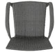 GDF Studio 7-Piece Liam Outdoor Wicker Dining Set, Gray