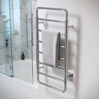 Ivy 8-Bar Electric Towel Warmer, Chrome