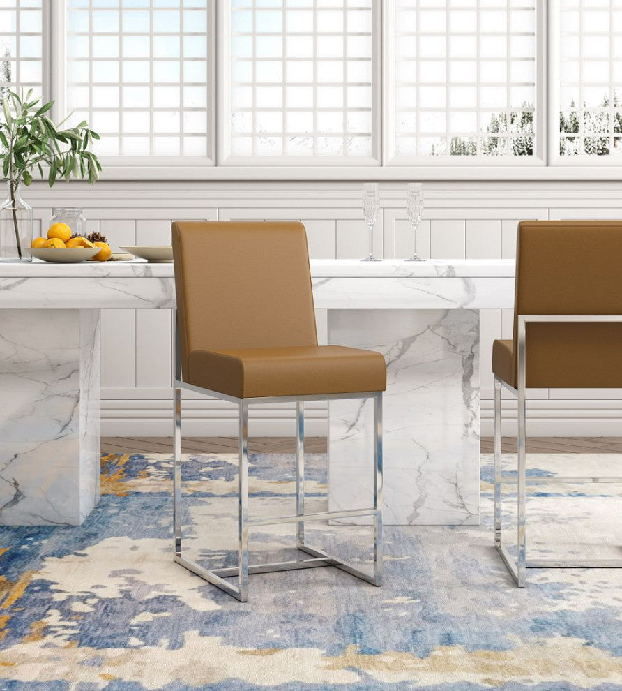 Manhattan Comfort Element Counter Stool, Set of 3