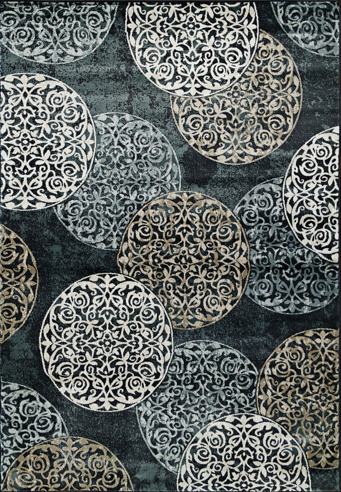 Melody Blue Rug, 9'2"x12'10"
