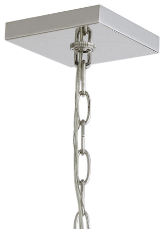 Uttermost Euclid 6 Light Nickel Cube Pendant