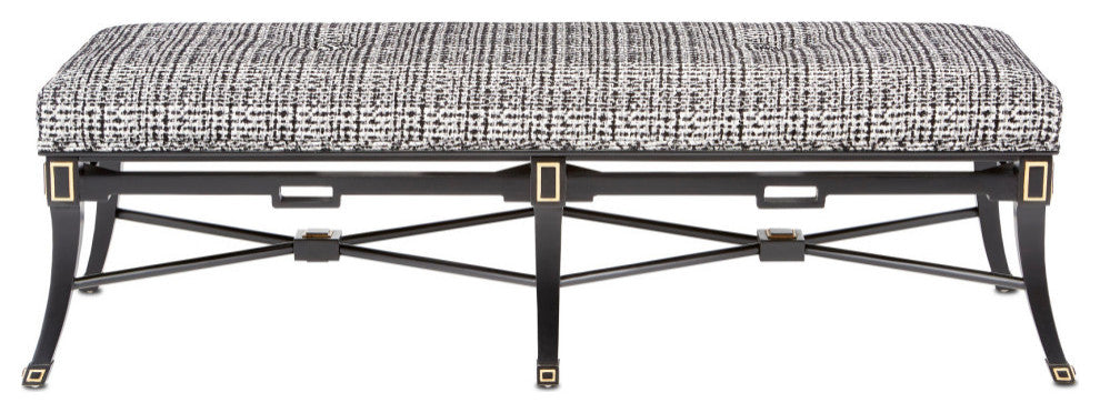 Scarlett Black Tuxedo Bench