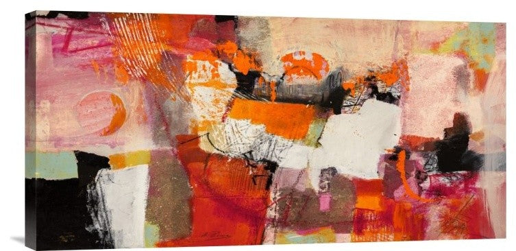"Colors of Summer" Stretched Canvas Giclee by Arthur Pima, 24x12"