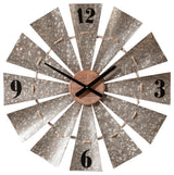 Mindel Oversized Decorative Windmill Wall Clock