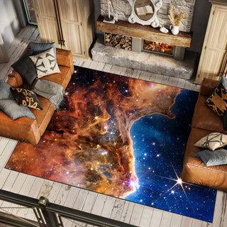 The James Webb Space Telescope Art Area Rug, 7.5'x10.3'
