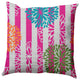 Flower Bursts Decorative Throw Pillow, Orange, 26"x26"