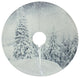 23.6" Winter's Beauty Snowy Woodland Decorative Mini Christmas Tree Skirt
