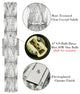 Wall Sconce Modern Crystal Light Bathroom Wall Lighting, Chrome, 6-Light