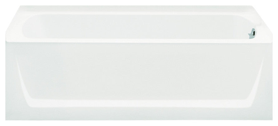 Sterling Ensemble 60.25"x32"x20" Vikrell Right-Hand Bath, White