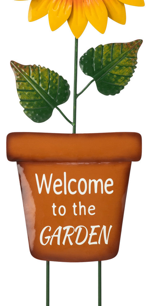 36''H "Welcome to the Garden" Yardstake