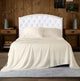 Organic Cotton Flat Sheet, Ivory, Twin, 74"x105"
