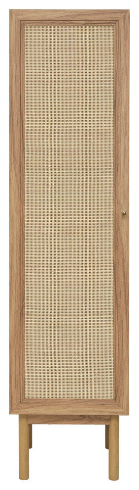 Class 15"Wx60"Hx15"D Linen Cabinet, Oak