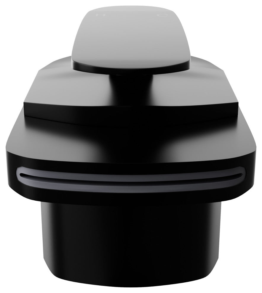 Novatto NBF-084 Wave Single Lever Waterfall Bathroom Faucet, Matte Black