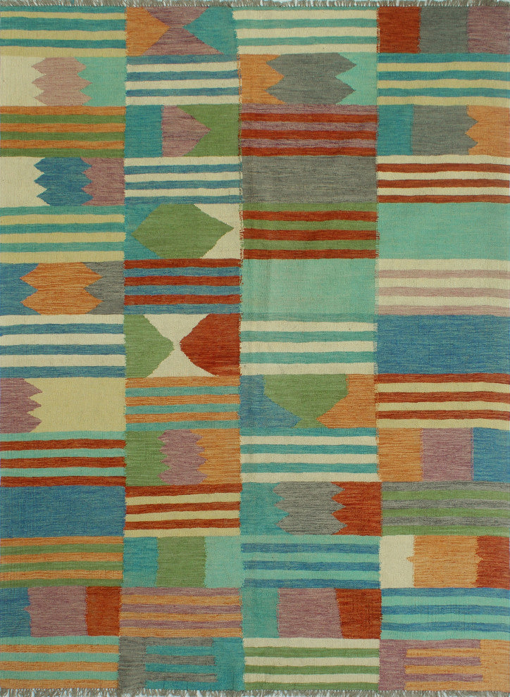 Winchester Kilim Babu Red/Beige Rug, 6'11x9'7