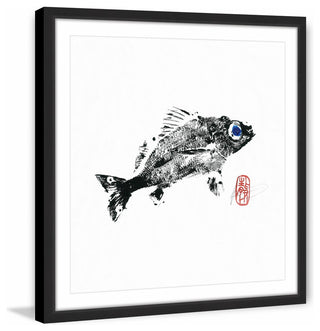 "Grunt" Framed Painting Print, 12"x12"