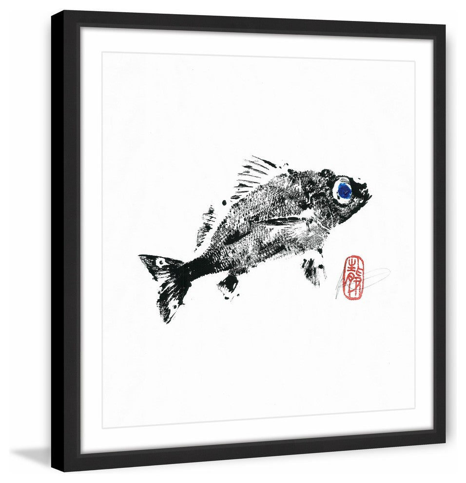 "Grunt" Framed Painting Print, 12"x12"
