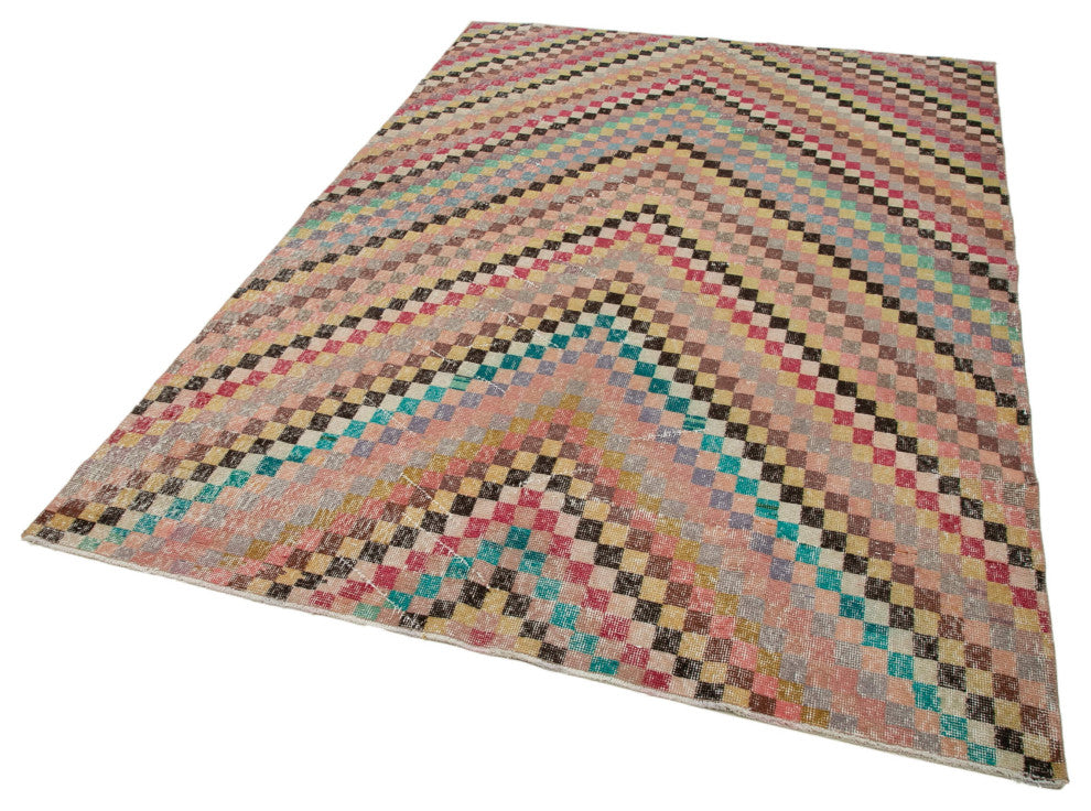 Rug N Carpet - Handmade Oriental 5' 9'' x 8' 8'' Antique Area Rug