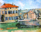 Paul Cezanne House and Farm at Jas de Bouffan, 20"x25" Gallery Wrapped Canvas
