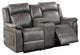 Manual Motion Loveseat, Slate Blue