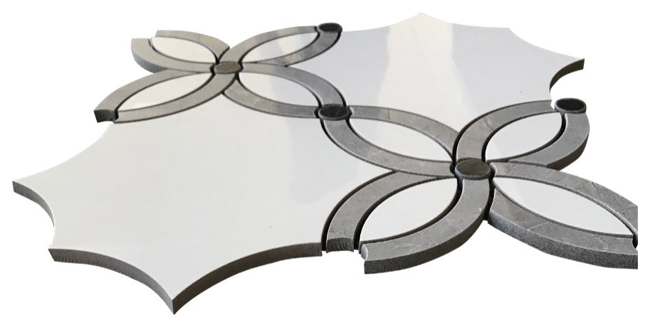 Flower Rose Porcelain Waterjet Polished