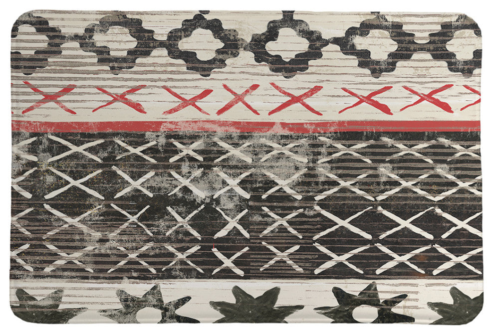 Laural Home Ancient Markings Memory Foam Rug