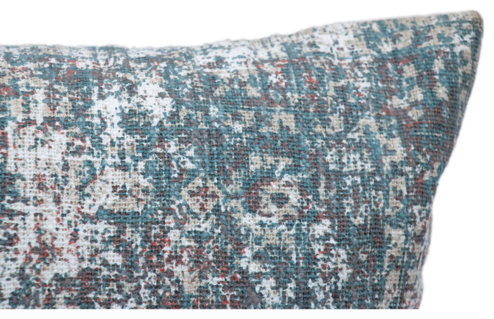 Gray Machine Woven Medfield Throw Pillow, 16" x 26"
