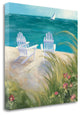 "Regatta I Square" By Julia Purinton, Giclee Print on Gallery Wrap Canvas