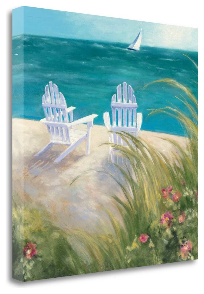"Regatta I Square" By Julia Purinton, Giclee Print on Gallery Wrap Canvas