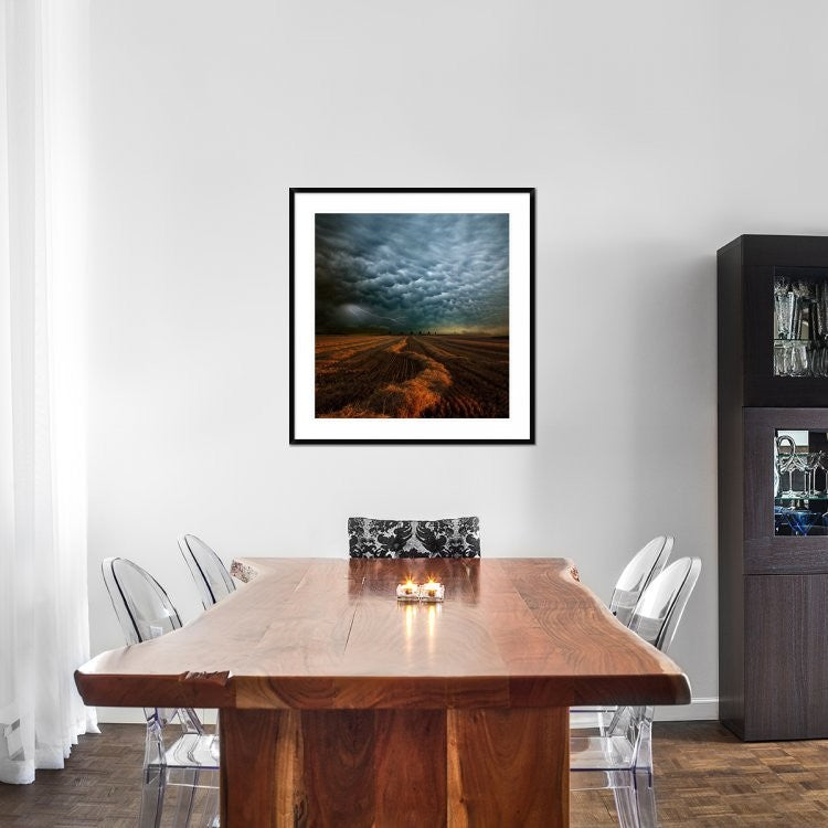 "Mammatus" Framed Digital Print by Franz Schumacher, 36x38"
