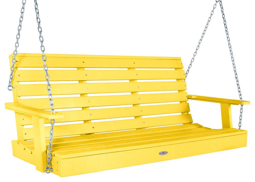 Riverside Porch Swing 5', Sunbeam Yellow