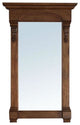 Brookfield 26" Mirror, Antique Black, Country Oak