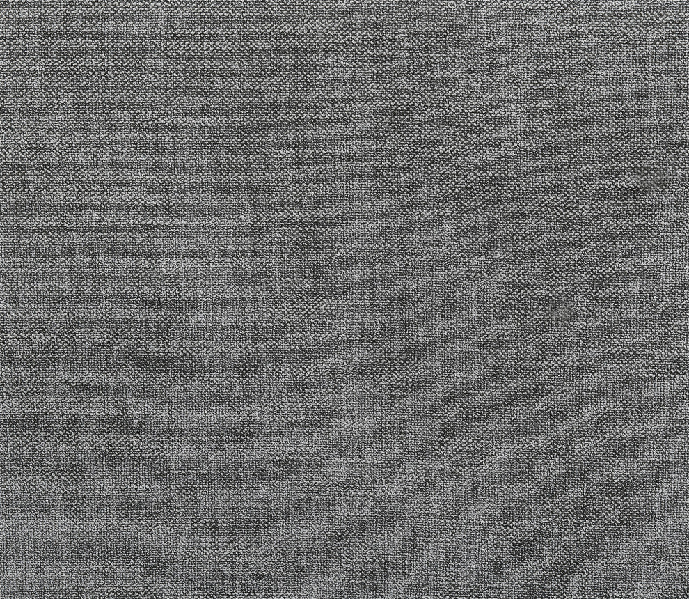 Linen Upholstery Modular Ottoman, Gray