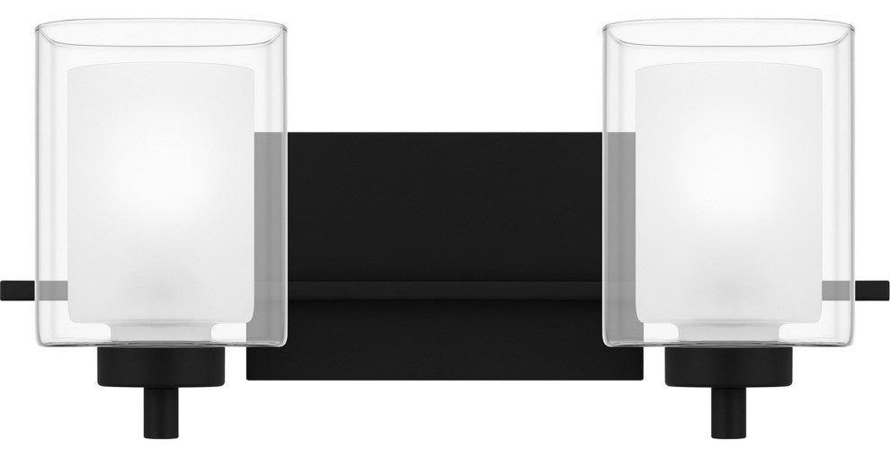 Quoizel KLT8902MBK 2-Light Bath, Kolt