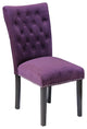 Markelo Dining Chair, Plum Wine, Velvet, Set of 2