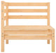 vidaXL Patio Furniture Outdoor Conversation Sectional Sofa Solid Wood Pine