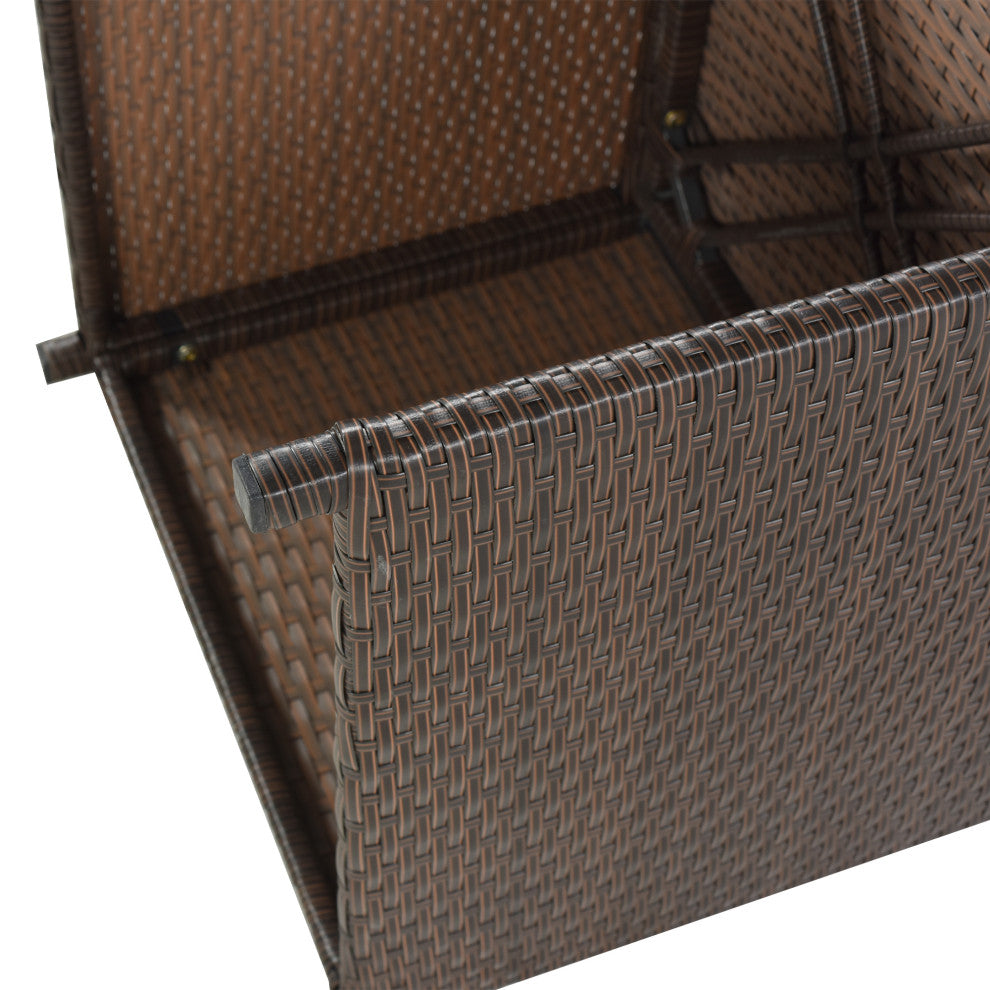 11 Pieces Outdoor Patio Rattan Dining Table Set With Cushions