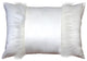 Pillow Decor - Chino Microsuede White Throw Pillow 16x20