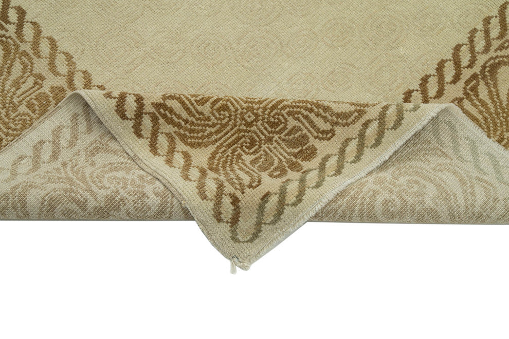 Rug N Carpet - Handmade Oriental 6' 11" x 9' 8" One-of-a-Kind Oushak Area Rug
