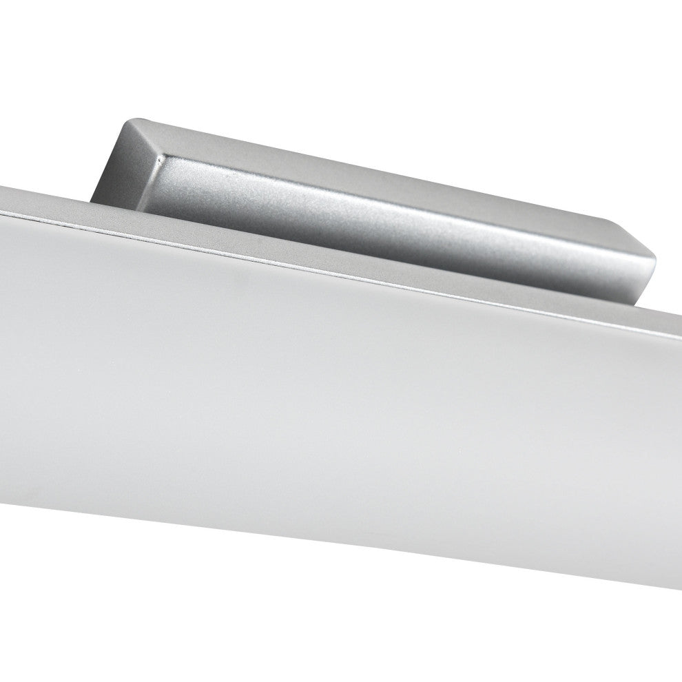 Procyon 36" ETL Certified Integrated LED Bathroom Fixture, Silver